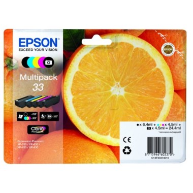 Kasetės Epson 33 (C13T33374011) Rinkinys – Originalus