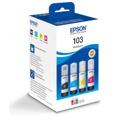 Epson 103 EcoTank 4 spalvų rašalų rinkinys, 4 × 65 ml – Originalus