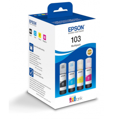 Epson 103 EcoTank 4 spalvų rašalų rinkinys – Originalus
