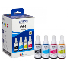 Epson 664 EcoTank 4 spalvų rašalų rinkinys – Originalus