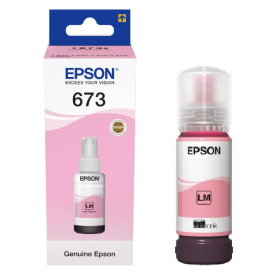 Rašalas Epson T6736 LM (C13T67364A), 70 ml, šviesiai raudonas – Originalus