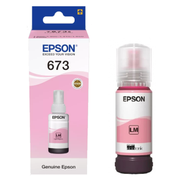 Rašalas Epson T6736 LM (C13T67364A), 70 ml, šviesiai raudonas – Originalus