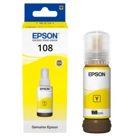 Rašalas Epson 108 EcoTank Geltonas – Originalus