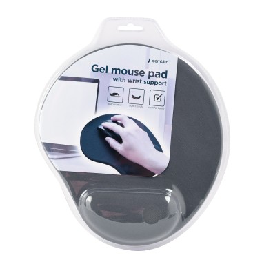 Pelės kilimelis Gembird Ergonomic (MP-GEL-GR) pilkas