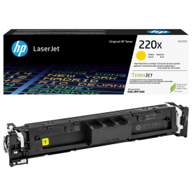 Kasetė HP 220X Y (W2202X) geltona – Originali