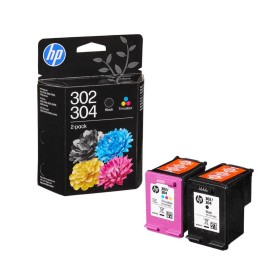 HP 302/304 (B82L1AE) juodos ir spalvotos kasečių rinkinys – Originalus HP 302/304 (B82L1AE) juodos ir spalvotos kasečių rinkinys – Originalus