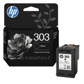 Kasetė HP 303 juoda (T6N02AE) – Originali Kasetė HP 303 juoda (T6N02AE) – Originali