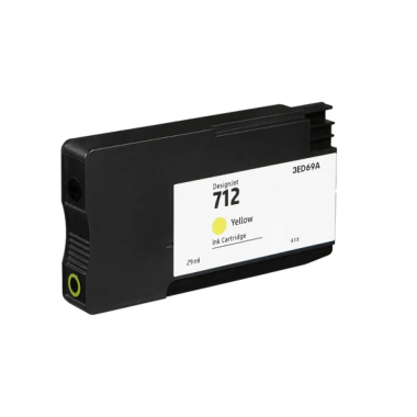 Kasetė HP 712 Y (3ED69A) geltona – ECO