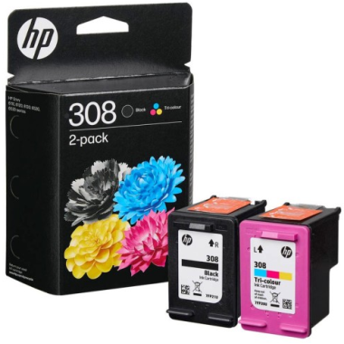 HP 308 kasečių rinkinys (6L6S6UE) – Originalus