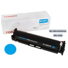 Kasetė HP 207A (W2211A) / Canon 067 C, mėlyna – ECO be mikroschemo