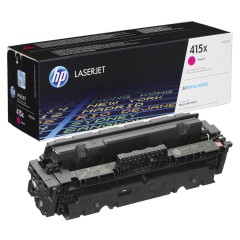 Kasetė HP 415X M (W2033X) raudona – originali Kasetė HP 415X M (W2033X) raudona – originali