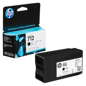 Kasetė HP 712 BK 38 ml (3ED70A) juoda – Originali