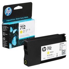 Kasetė HP 712 Y (3ED69A) geltona – Originali Kasetė HP 712 Y (3ED69A) geltona – Originali