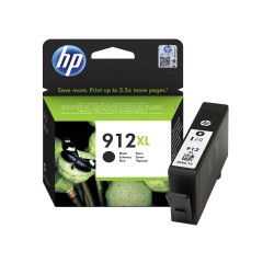 Kasetė HP 912XL BK (3YL84AE) juoda – Originali Kasetė HP 912XL BK (3YL84AE) juoda – Originali