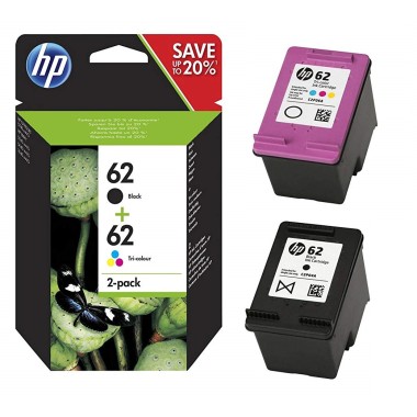 HP 62 kasečių rinkinys (N9J71AE) – Originalus