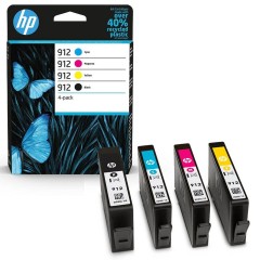 HP 912 kasečių rinkinys (6ZC74AE) – Originalus HP 912 kasečių rinkinys (6ZC74AE) – Originalus