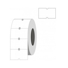 Kainų etiketės 21,5x12 mm, baltos, stačiakampės (1000 vnt.) Kainų etiketės 21,5x12 mm, baltos, stačiakampės (1000 vnt.)