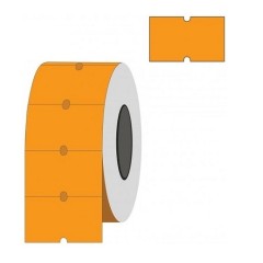 Kainų etiketės 21,5x12mm oranžinės, Stačiakampės Kainų etiketės 21,5x12mm oranžinės, Stačiakampės
