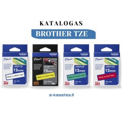 Brother Lipnios juostelės TZE (Katalogas)