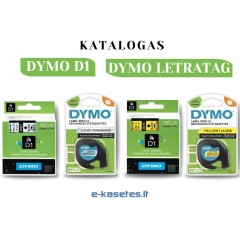 Dymo D1, Dymo LetraTag lipnios juostelės (Katalogas)