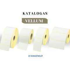 Lipnių Vellum etikečių, lipdukų katalogas