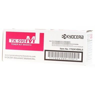 Kasetė Kyocera TK-590M Raudona – Originali