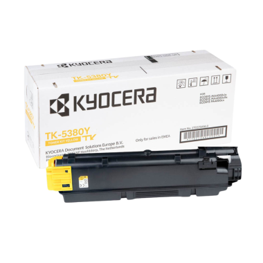 Kasetė Kyocera TK-5380Y (1T02Z0ANL0) geltona – Originali Kasetė Kyocera TK-5380Y (1T02Z0ANL0) geltona – Originali