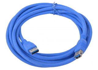 Laidas USB 3.0 (Type-A male > Type-A female) Prailgintuvas (3 m.)