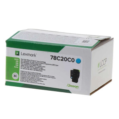 Kasetė Lexmark 78C20C0, mėlyna – Originali