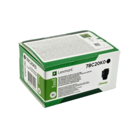 Kasetė Lexmark 78C20K0, juoda – Originali Kasetė Lexmark 78C20K0, juoda – Originali