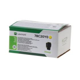 Kasetė Lexmark 78C20Y0, geltona – Originali Kasetė Lexmark 78C20Y0, geltona – Originali
