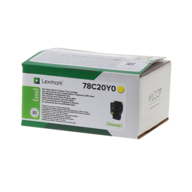 Kasetė Lexmark 78C20Y0, geltona – Originali