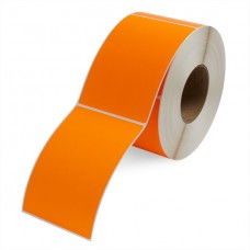 Lipnios Termo etiketės 58x61mm. 500 vnt (Thermal Top) Oranžinė