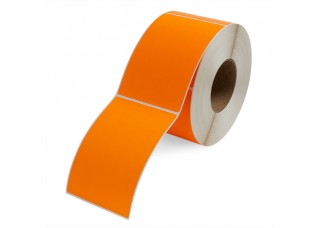 Lipnios Termo etiketės 58x61mm. 500 vnt (Thermal Top) Oranžinė