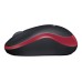 Belaidė pelė Logitech M185 (910-002237), raudona