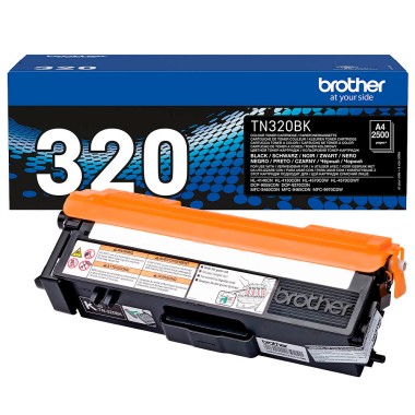 Kasetė Brother TN-320BK juoda – Originali