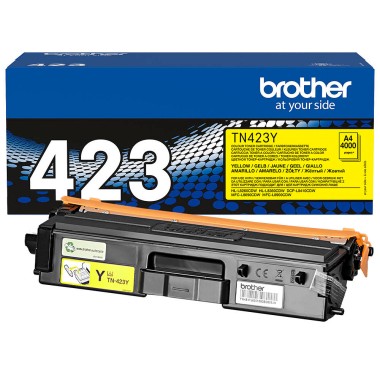 Kasetė Brother TN-423Y tonerio, geltona, originali