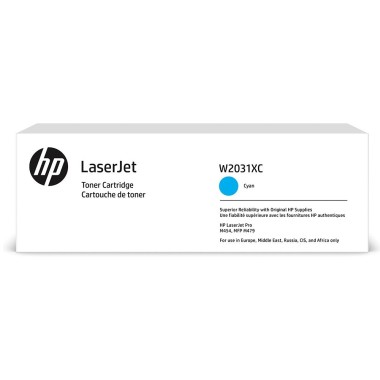 Kasetė HP 415X C mėlyna (W2031XC) – originali Kasetė HP 415X C mėlyna (W2031XC) – originali