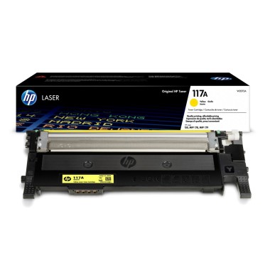 Kasetė HP 117A Y (W2072A) geltona – Originali
