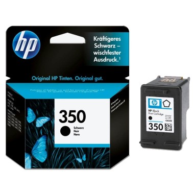 Kasetė HP 350 BK (CB335EE), juoda – Originali