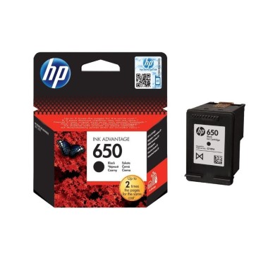Kasetė HP 650 BK (CZ101AE), juoda – Originali