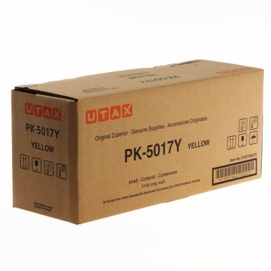 Kasetė Triumph-Adler / UTAX PK-5017Y, geltona – Originali Kasetė Triumph-Adler / UTAX PK-5017Y, geltona – Originali