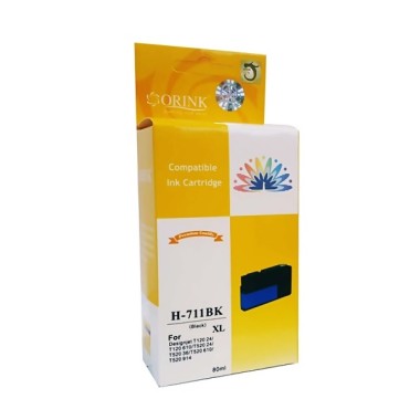 Kasetė HP 711XL BK (CZ133A) Premium