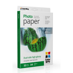 Foto popierius ColorWay Dual-Side High Glossy, A4, 155 g/m2, 50 lapų