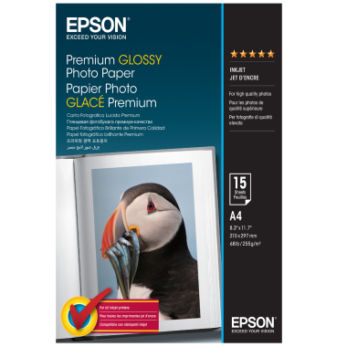 Foto popierius Epson A4 255 g/m2 blizgus (15 lap.)