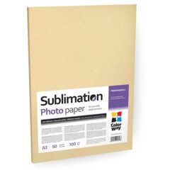 Sublimacinis ColorWay photo paper, A3, 100 g/m2, (50 lapų)
