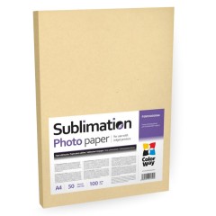 Sublimacinis ColorWay photo paper, A4, 100 g/m2, (50 lapų)