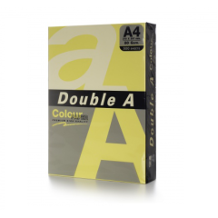 Spalvotas popierius Double A, A4, 80 g/m² 500l. BUTTER