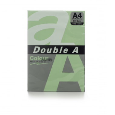 Spalvotas popierius Double A,  A4, 80 g/m² 500l. EMERLAD