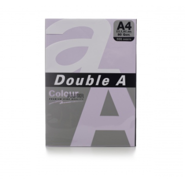 Spalvotas popierius Double A,  A4, 80 g/m² 500l. LEVANDER
